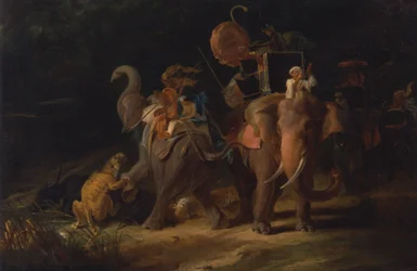 Tigerjagd in den Ostindien